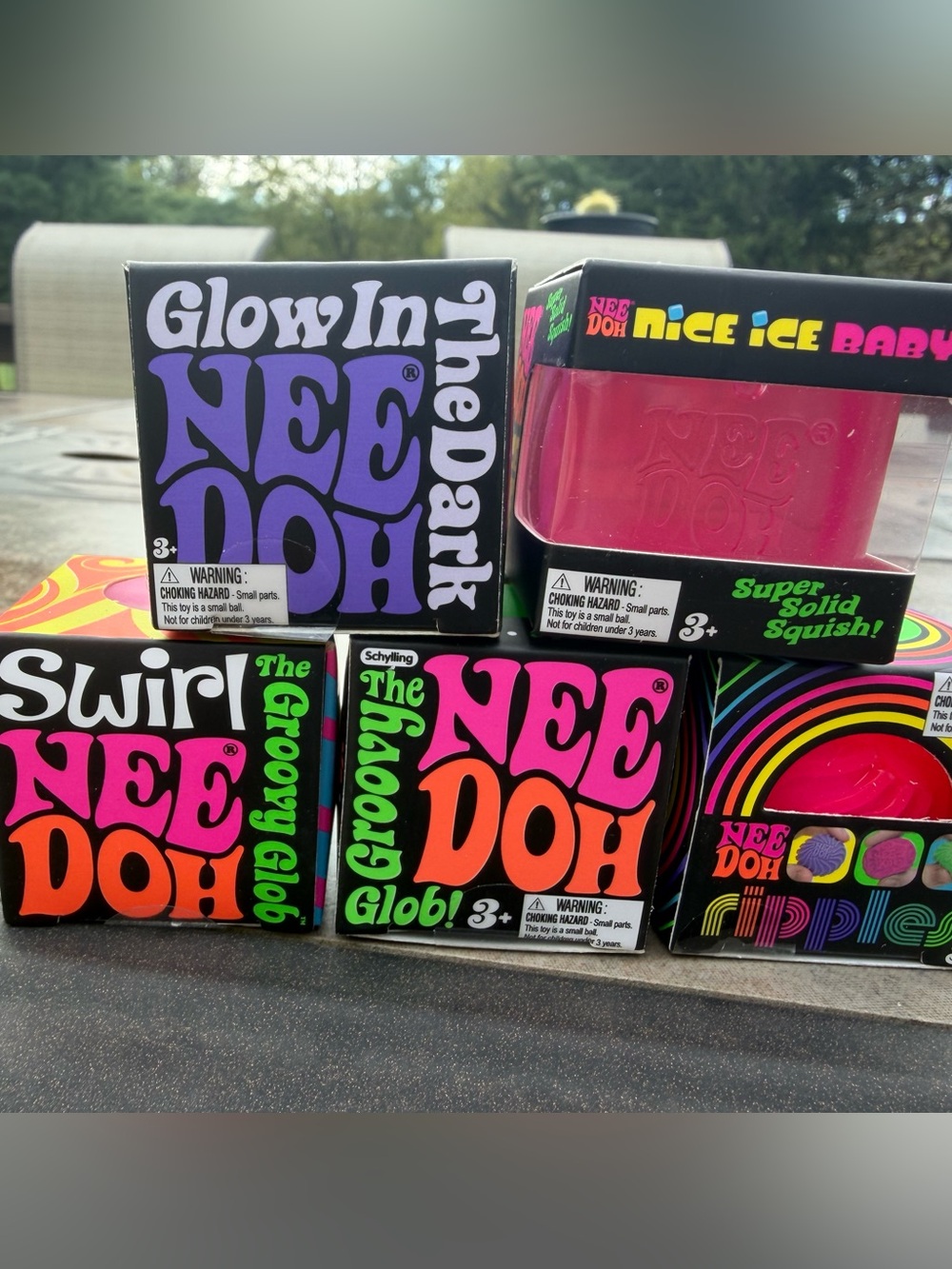 Needoh The Groovy Glob! Pink Stress Ball for Kids & Adults MINIS